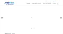 Desktop Screenshot of profclean.com.br