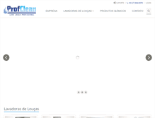 Tablet Screenshot of profclean.com.br